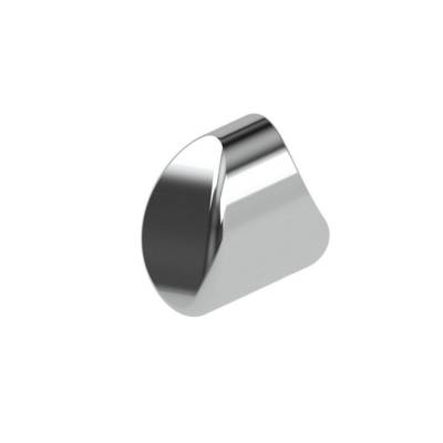 Round End Cap Chrome Silver Stair 54mm Round Mopstick Handra...